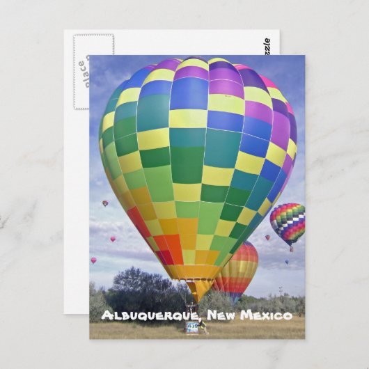 ballon fista 1 briefkaart (Voorkant / Achterkant)