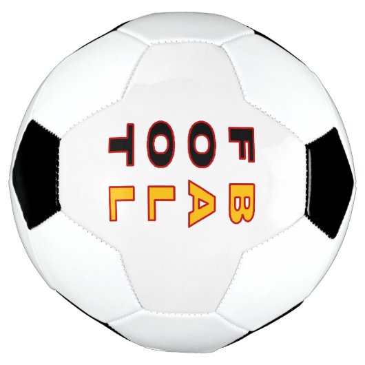Ballon Foot Design FOOTBALL DUITS Voetbal (Gedraaid)