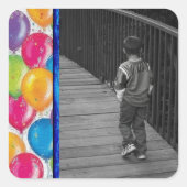 Ballon foto Stickers Sjabloon (Voorkant)