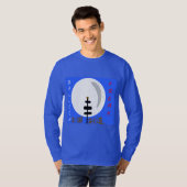 Ballon Freak Design on Blue T-shirt voor mannen (Voorkant volledig)