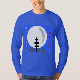 Ballon Freak Design on Blue T-shirt voor mannen