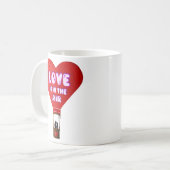 Ballon Hart Liefde Koffiemok (Voorkant links)