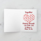 Ballon Hearts Valentijn-invoegtoepassing Feestdagen Kaart (Binnen)