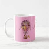 Ballon Heet Lucht Koffiemok (Links)