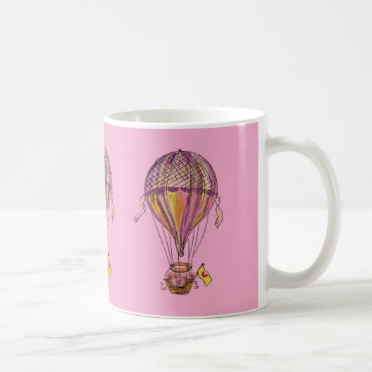 Ballon Heet Lucht Koffiemok (Rechts)
