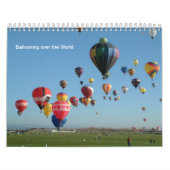 Ballon, het hele jaar door kalender (Hoes)