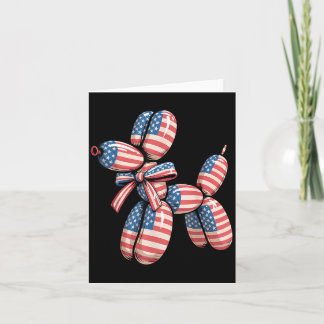 Ballon Hond Ballon Draaien 4 juli Amerikaans Kaart