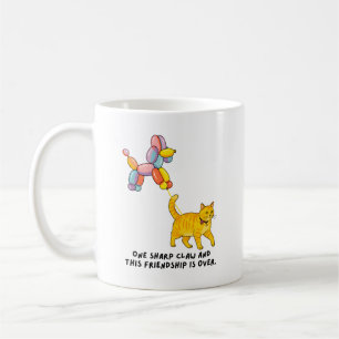 Ballon Hond en Kat Illustratie Koffiemok