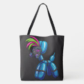 Ballon Hond Tote Tas (Achterkant)