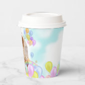 ballon huisdier hond papieren bekers (Links)