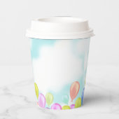 ballon huisdier hond papieren bekers (Achterkant)