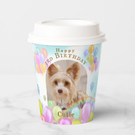 ballon huisdier hond papieren bekers