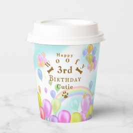 ballon huisdier hond papieren bekers