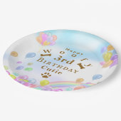 ballon huisdier hond papieren bordje (Gekanteld)