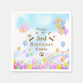 ballon huisdier hond servet