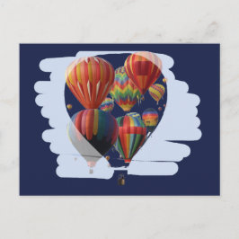 ballon in een ballon briefkaart