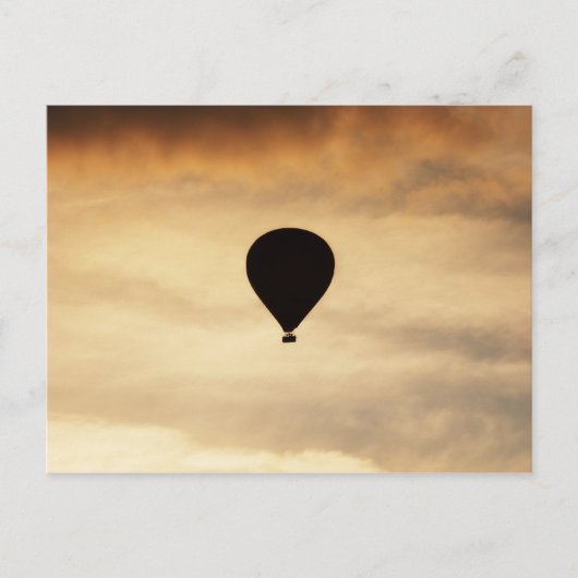 Ballon in Sky Briefkaart (Voorkant)