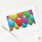 ballon_jarig_card_pas-r11e61ed9b9074290b rechthoekige sticker (Envelop)