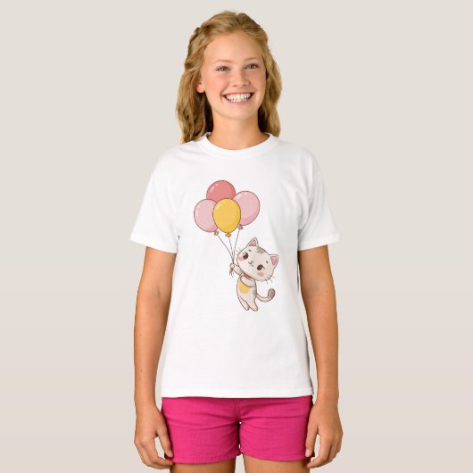 Ballon Kat Joy T-shirt (Voorkant volledig)