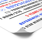 Ballon Kinder Entertainer, Clown Adverteren Poster (Hoek)