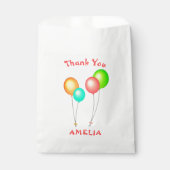 Ballon Kinderen Birthday Dank je Bedankzakje (Voorkant)