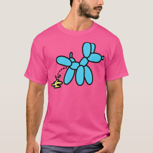 Ballon kunstenaar ballon twister plassen hond ball t-shirt