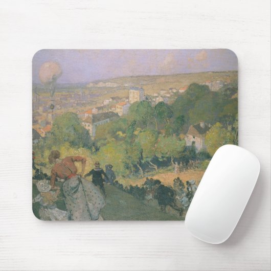 Ballon Landing at Pre St-Gervais, c.1885 Muismat (Met muis)