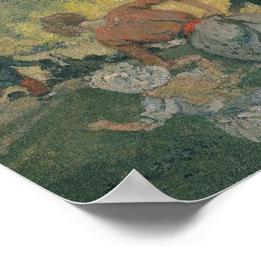 Ballon Landing at Pre St-Gervais, c.1885 Poster (Hoek)