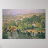 Ballon Landing at Pre St-Gervais, c.1885 Poster (Voorkant)