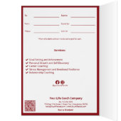 Ballon Life Coach Happy Birthday Cadeaubon (Binnen (Links))