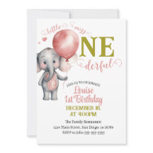 Ballon Little Miss Onederful Girl 1e verjaardag