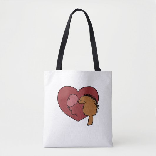 Ballon Loves Porcupine Tote Bag (Voorkant)