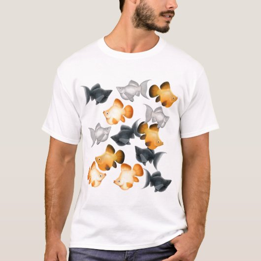 Ballon Mollies Tropical Fish T-Shirt (Voorkant)