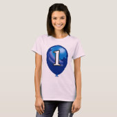 Ballon nummer 1 t-shirt (Voorkant volledig)