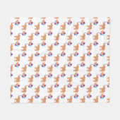 Ballon Olifant Fleece Deken (Voorkant (Horizontaal))