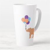 Ballon Olifant Latte Mok (Rechterhoek)