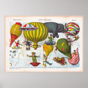 ballon Onbewerkt foto's oud esthetisch beeld Poster