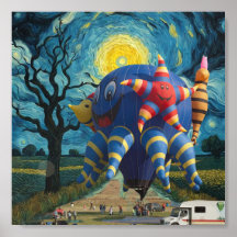 Ballon op het lanceerplatform