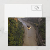 Ballon over Avon Gorge, Bristol, Engeland Briefkaart (Voorkant / Achterkant)