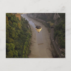 Ballon over Avon Gorge, Bristol, Engeland Briefkaart