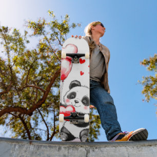 Ballon Panda Liefde in de lucht Persoonlijk Skateboard