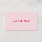 Ballon Party-decor Visitekaartje (Achterkant)