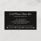 Ballon Party Decoration Event Planner Birthday Visitekaartje (Achterkant)