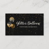 Ballon Party Decoration Event Planner Birthday Visitekaartje (Voorkant)