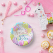 Ballon Pastel Verjaardag Papieren Kommen (Feest)