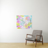 Ballon Pastel Verjaardag Wandkleed (In Situ (horizontaal))