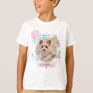 Ballon Pet Dog Blauw T-shirt