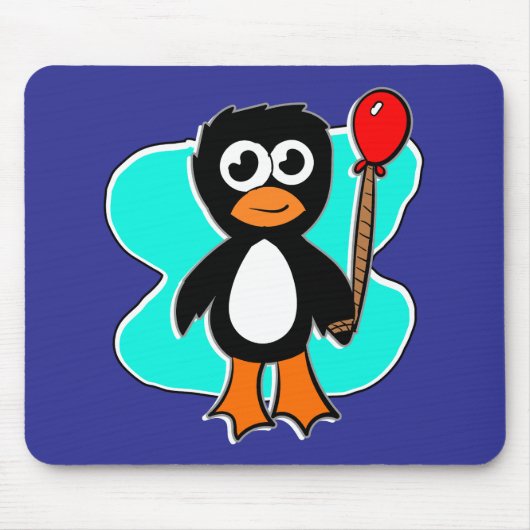 Ballon Pinguïn Muismat (Voorkant)