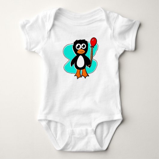 Ballon Pinguïn Romper (Voorkant)