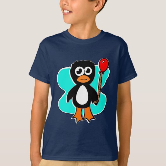 Ballon Pinguïn T-shirt (Voorkant)